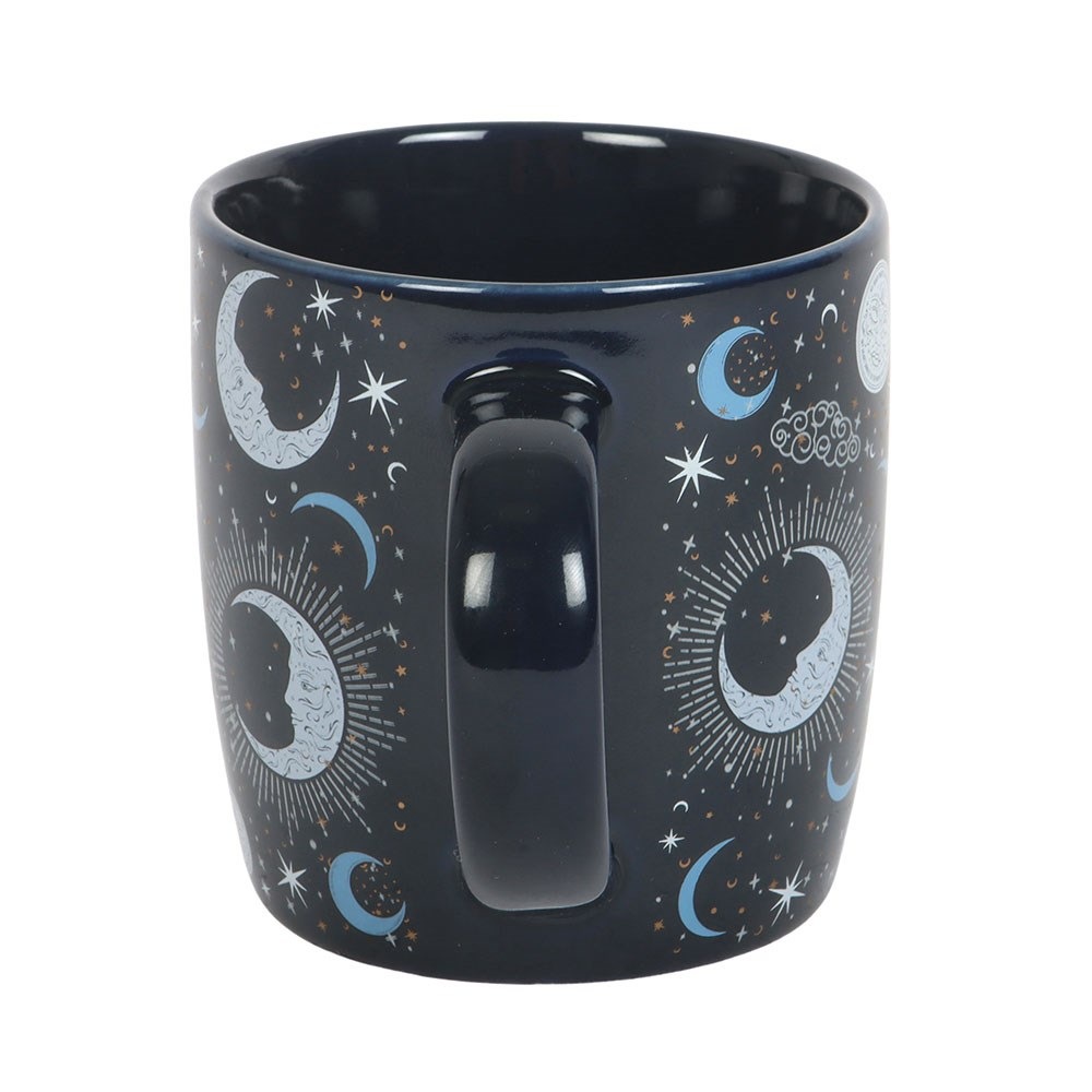 Something Different - Blue Moon Print Mug - Blue